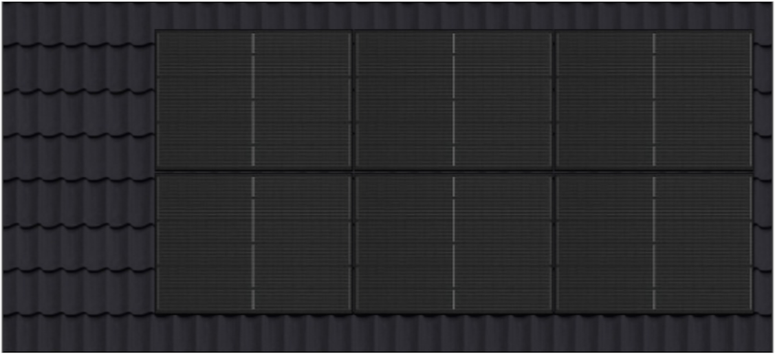 Belegung Carport Dach