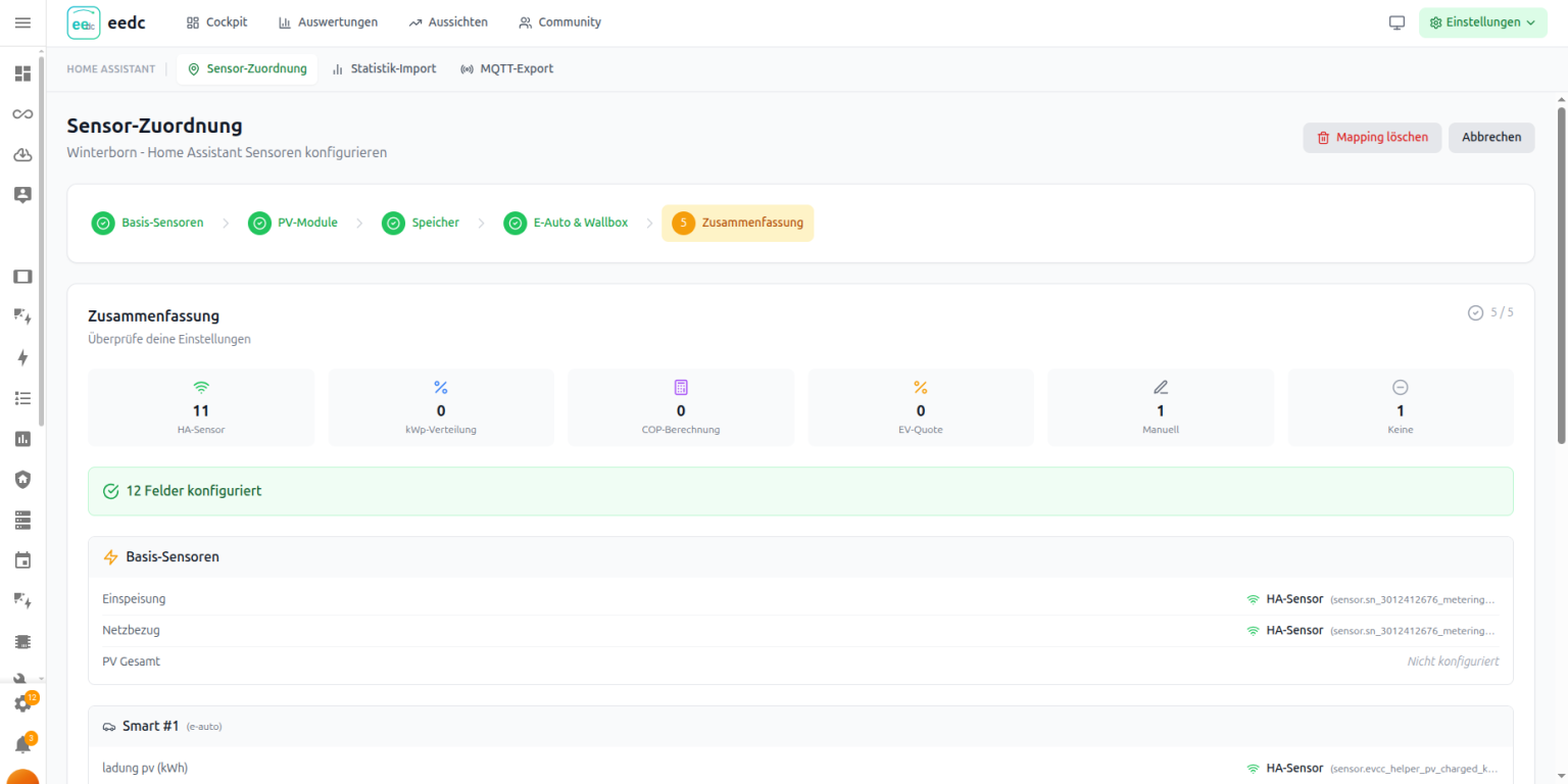 EEDC Sensor-Mapping Wizard